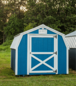 blue mini barn